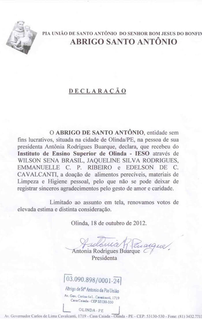 Abrigo Santo Antônio